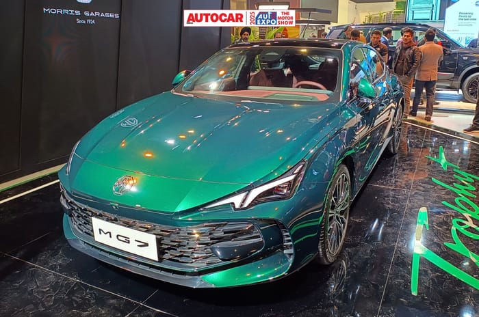 MG ZS HEV, MG 7 Trophy, IM 5 and IM 6 showcased at Auto Expo 2025
